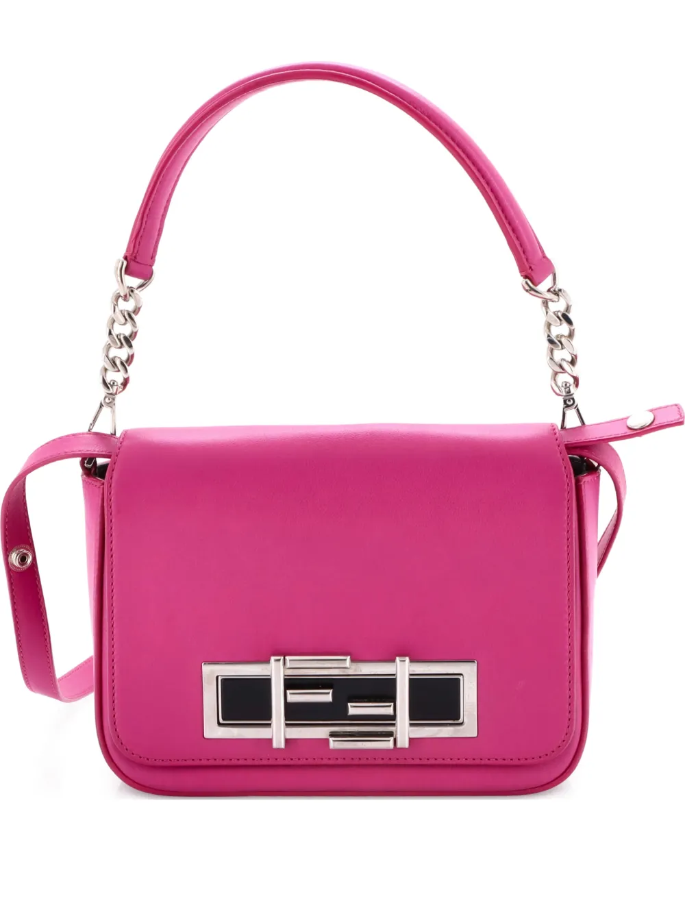 Fendi Pre-Owned 3Baguette Convertible Crossbody Calfskin Small shoulder bag - Rosa