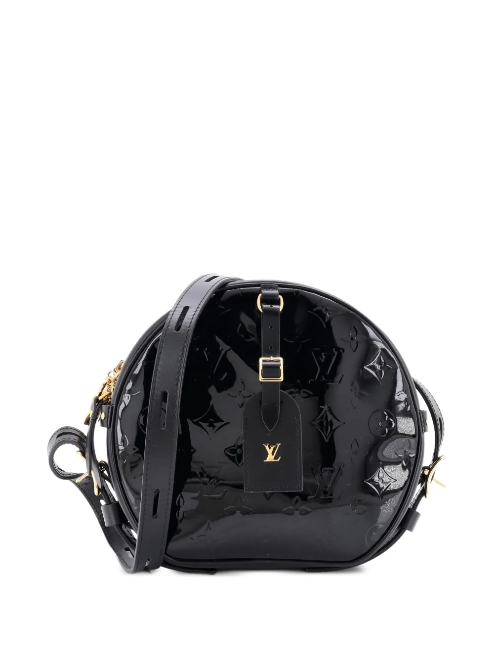 Louis Vuitton Pre-Owned Boite Chapeau Souple Bag Monogram Vernis MM crossbody bag - Schwarz