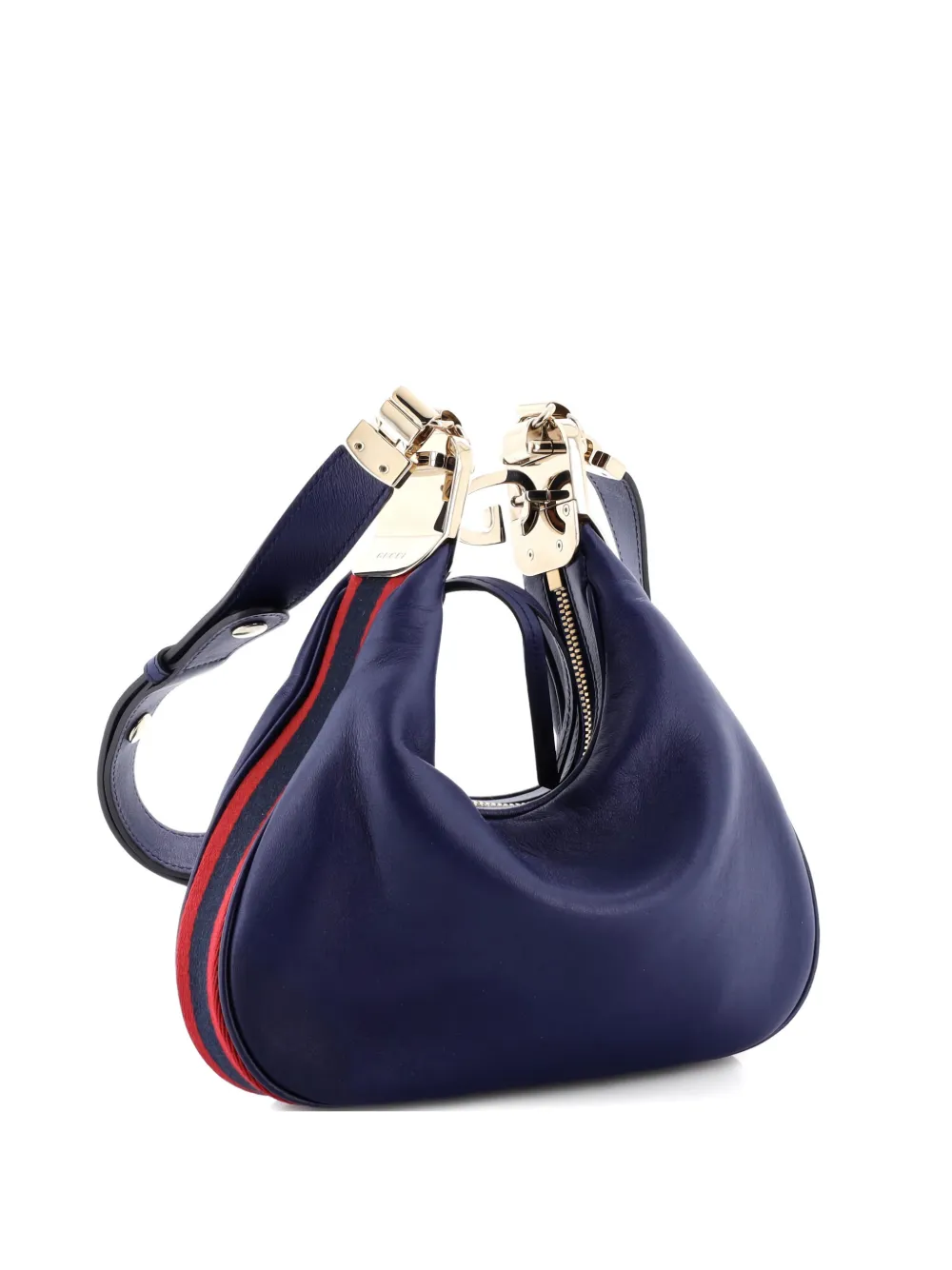 Gucci Pre-Owned Attache Shoulder Bag Leather Small crossbody bag - Blu