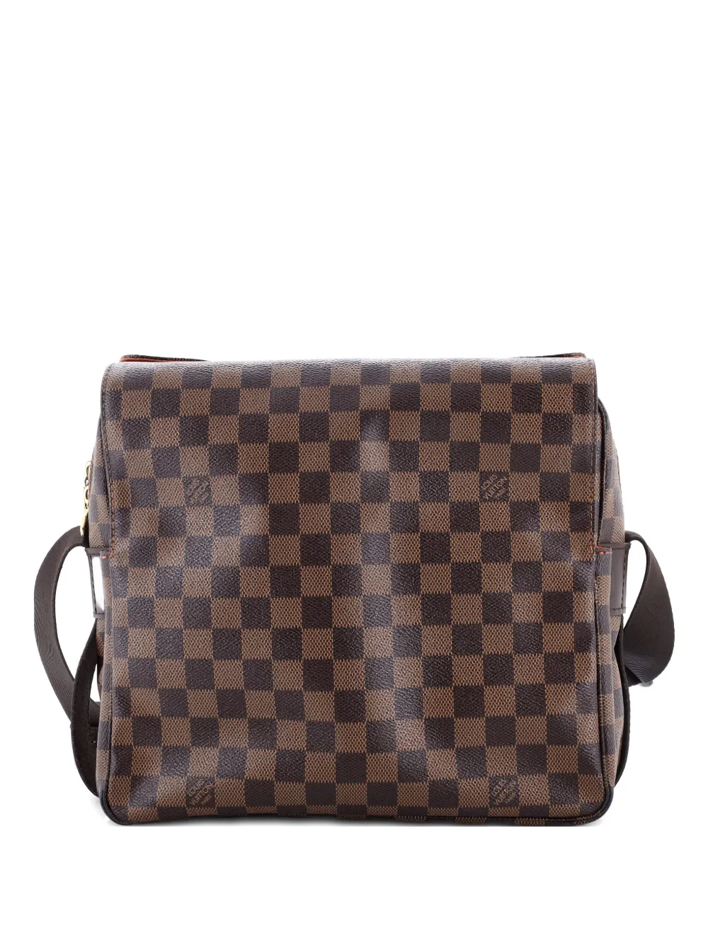 Pre-owned Louis Vuitton Naviglio Handbag Damier Crossbody Bag In Brown