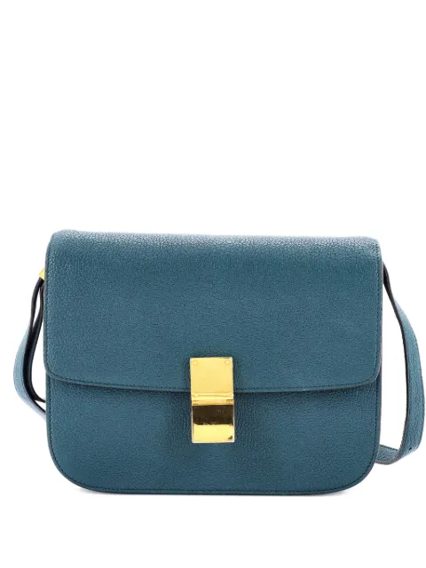 Celine Pre-Owned Classic Box Bag Grainy Leather Medium crossbody bag