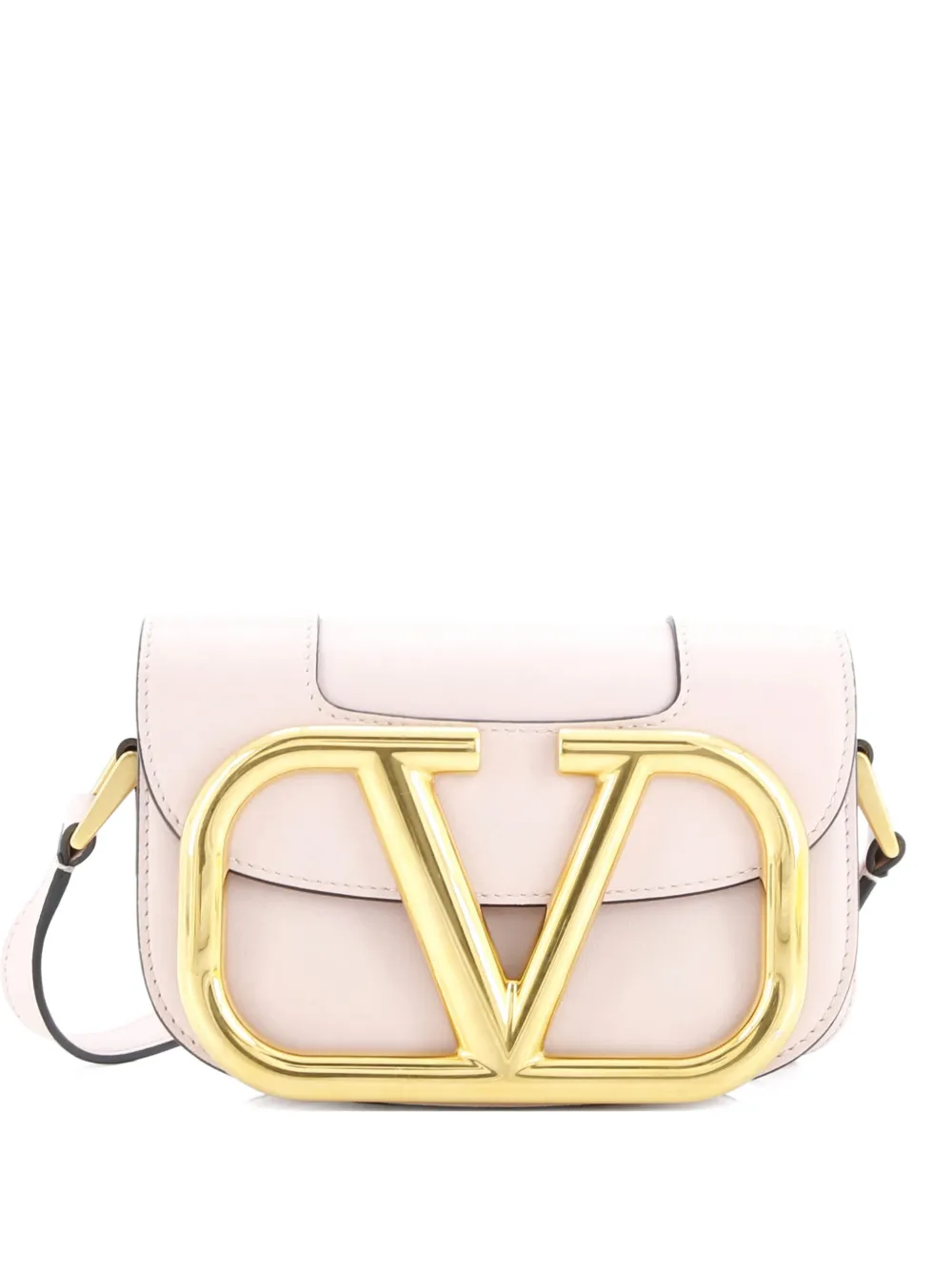 Valentino Garavani Pre-Owned Supervee Leather Small crossbody bag - Rosa