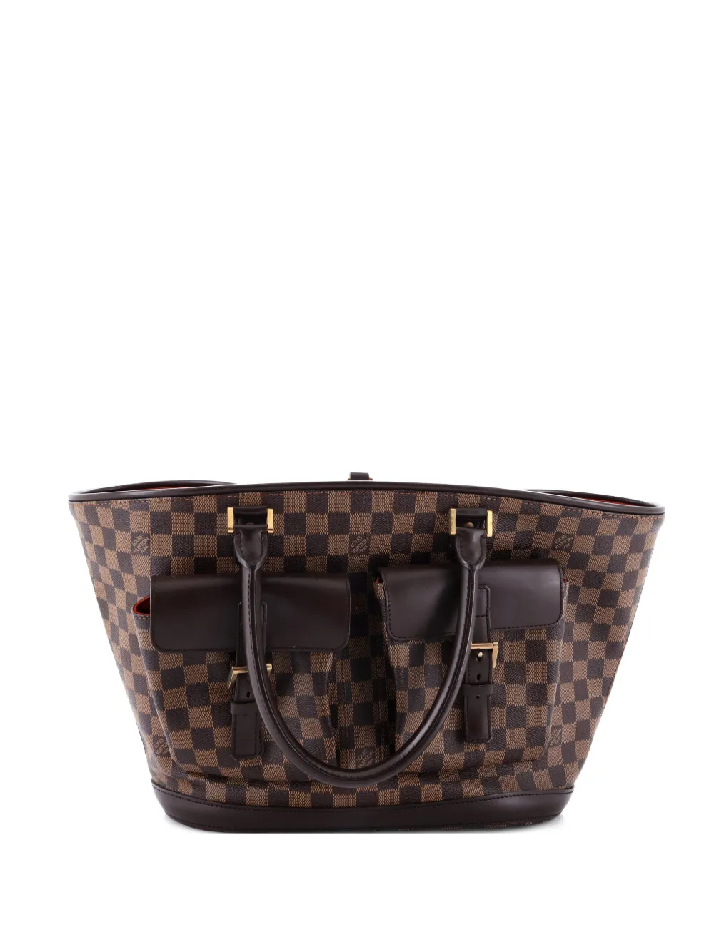Louis Vuitton Pre-Owned Manosque Handbag Damier GM tote bag - Marrone
