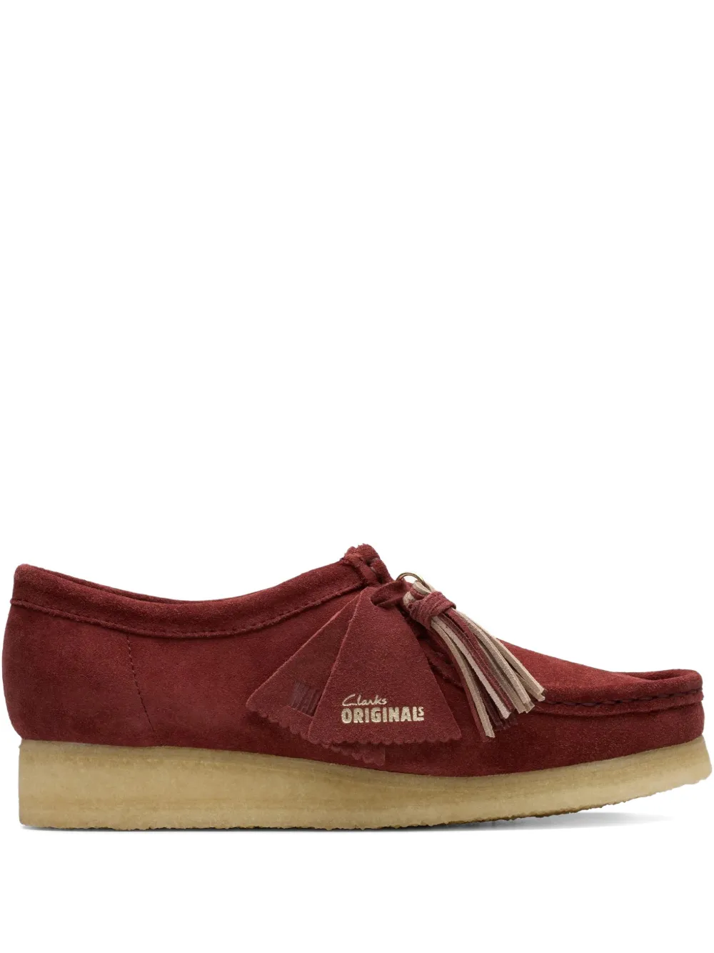 Clarks Originals Wallabee derby schoenen met kwastje Rood