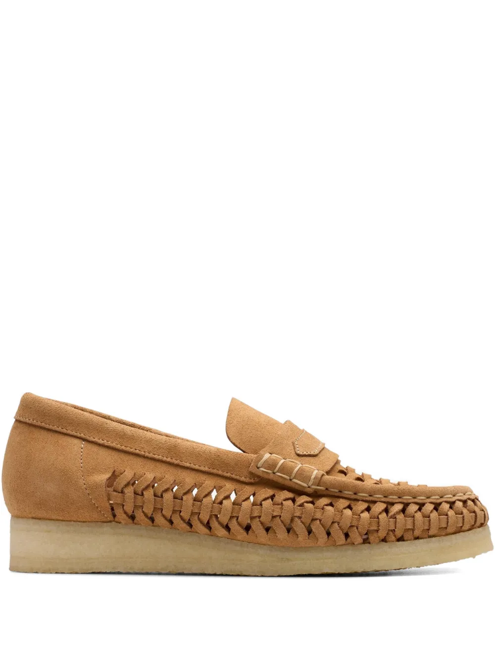Clarks Originals woven loafer - Marrone