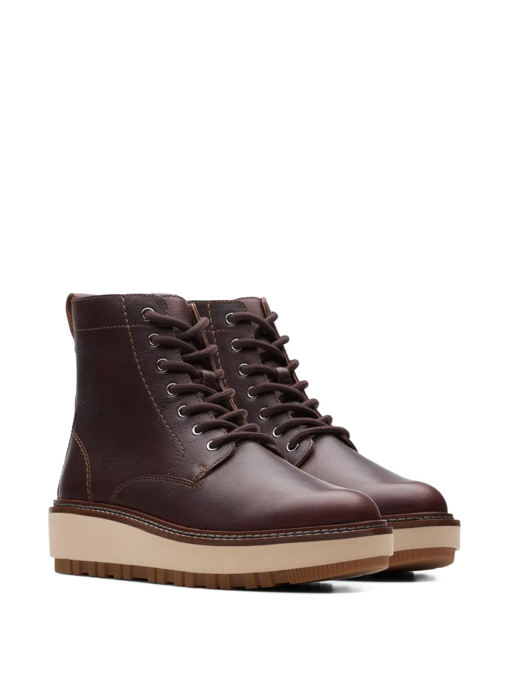 Clarks Originals Orianna sandalen met plateauzool Bruin