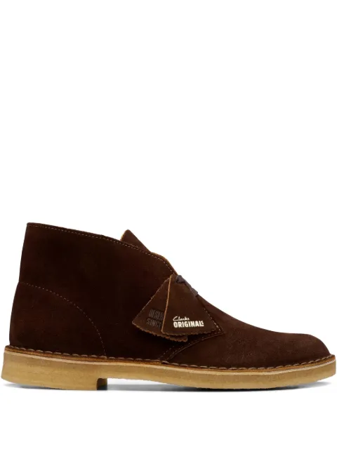 Clarks Originals desert suede lace-up shoes
