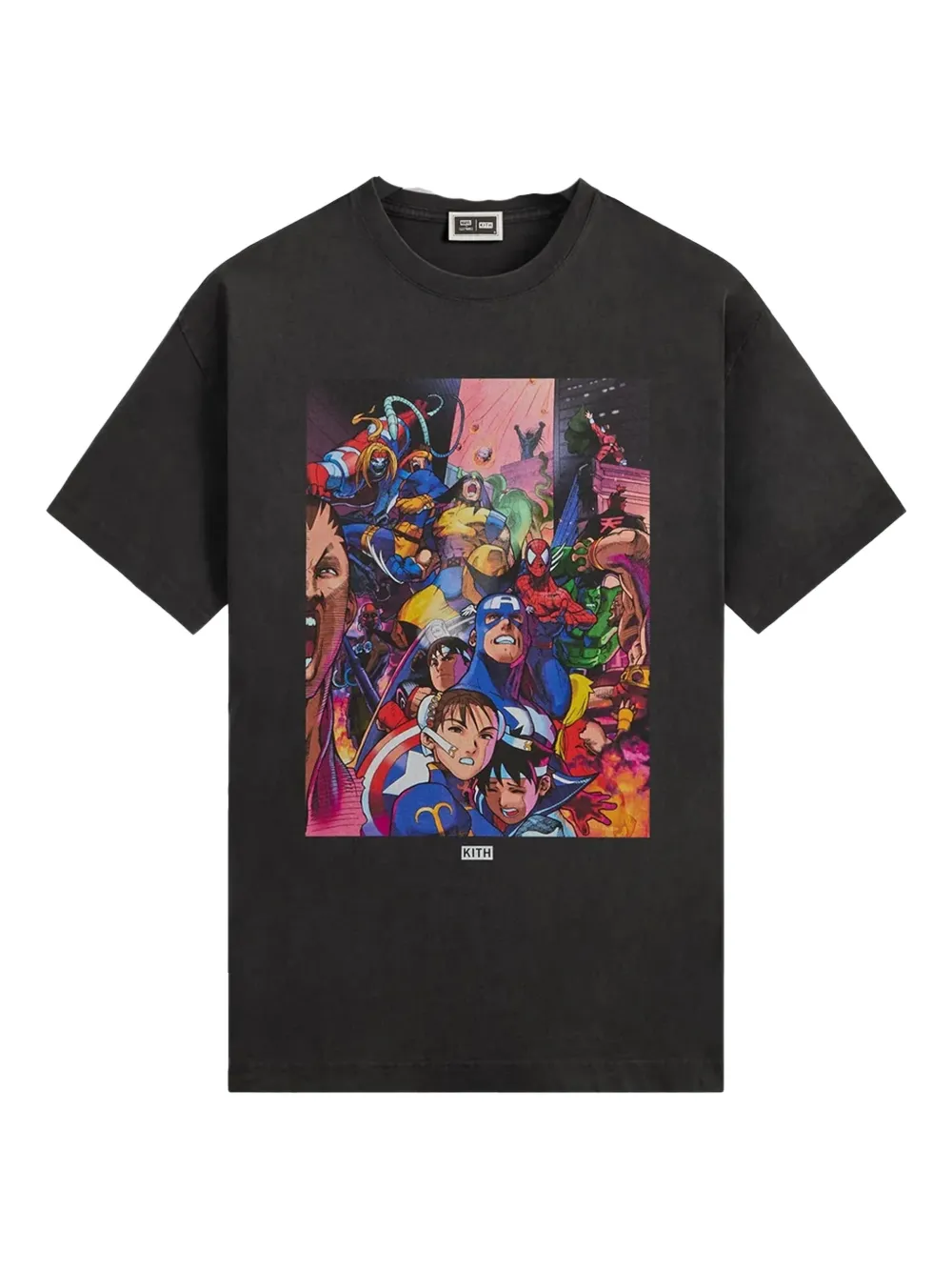 KITH camiseta Heroes vs. Street Fighter Vintage de KITH x Marvel vs. Capcom | negro | Image 1