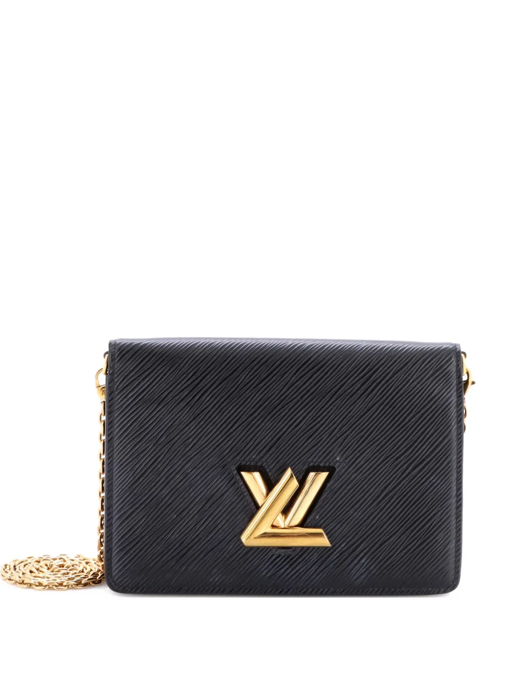 Louis Vuitton Pre-Owned Twist Belt Wallet on Chain Epi Leather crossbody bag - Nero