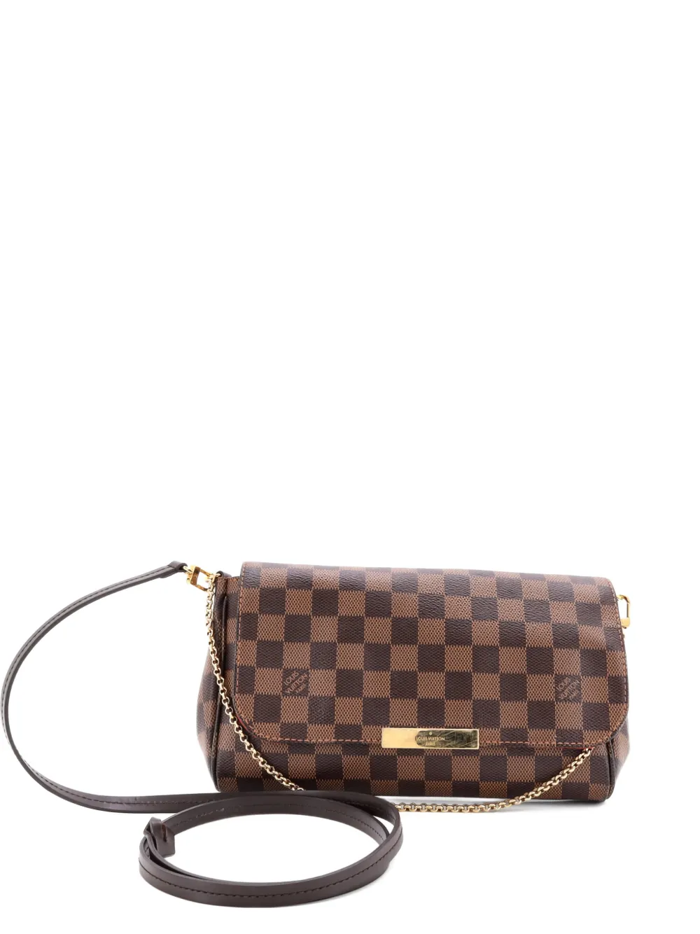 Louis Vuitton Pre-Owned Favorite Handbag Damier MM crossbody bag - Marrone