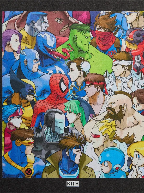 KITH x Marvel Tシャツ Capcom Clash Of Super Heroes Tシャツ