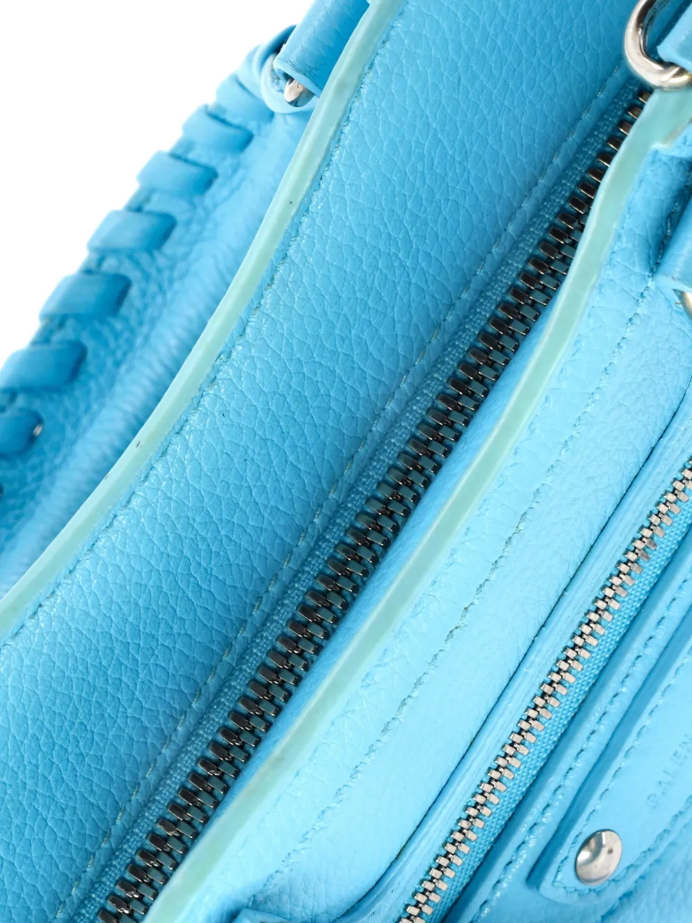 BALENCIAGA Pre-owned Neo Classic City Bag Leather Mini Shoulder Bag In Blue