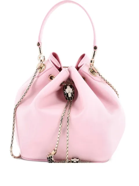 Bvlgari Pre-Owned Serpenti Forever Leather bucket bag