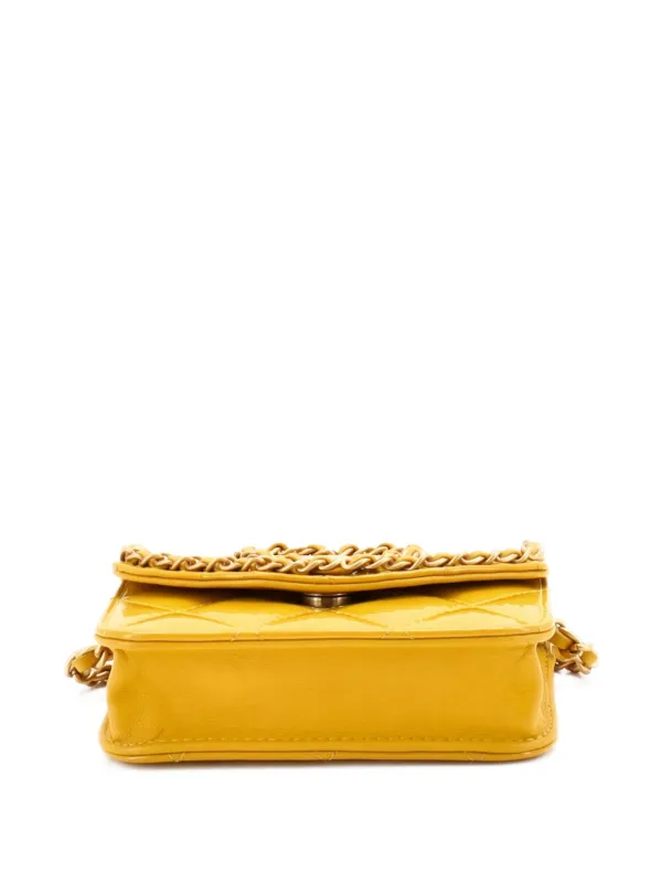 CHANEL Pre-Owned ハート チェーン フラップ バッグ マトラッセ