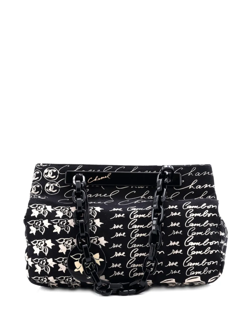 CHANEL Pre-Owned Resin Printed Canvas tote bag | negro | Image 1