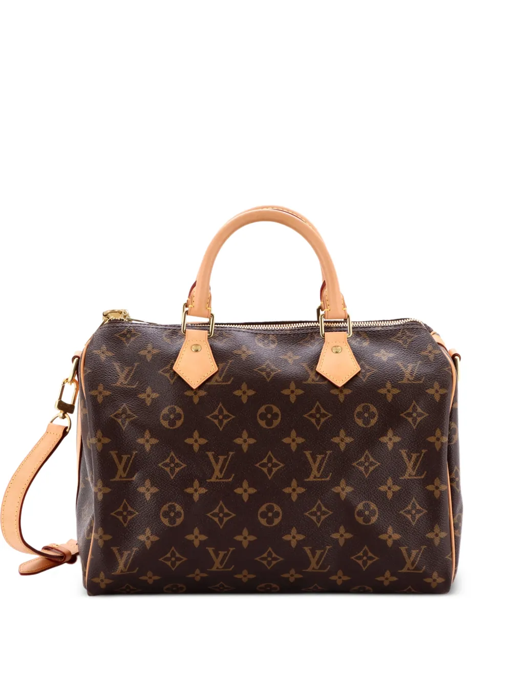 Louis Vuitton Pre-Owned Speedy Bandouliere Bag Monogram Canvas 30 shoulder bag - Marrone