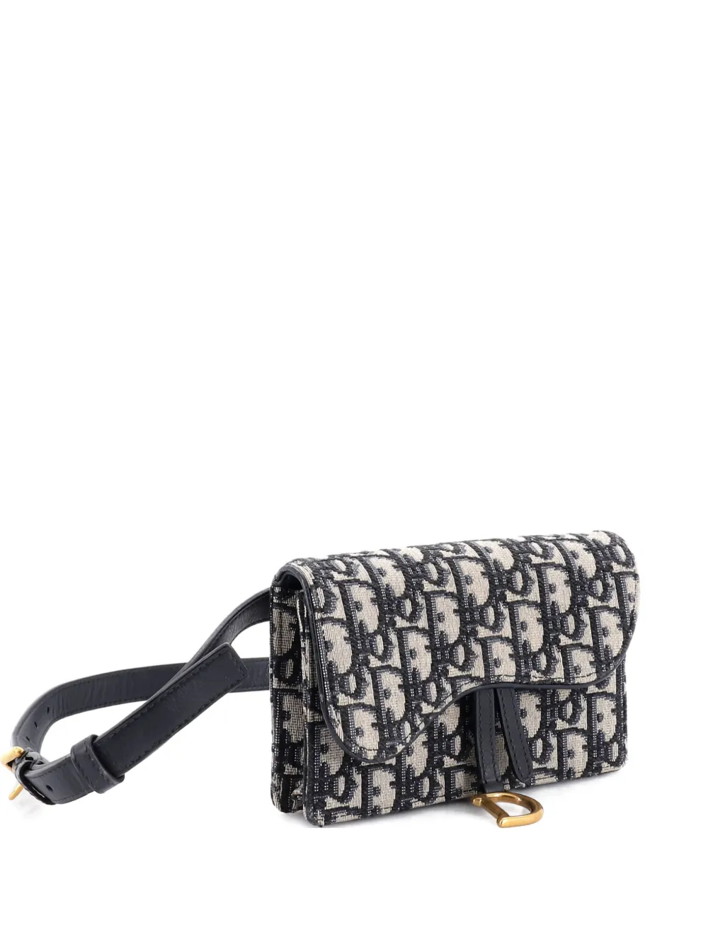 Christian Dior Pre-Owned cangurera Saddle Rectangular Oblique Canvas | azul | Image 1