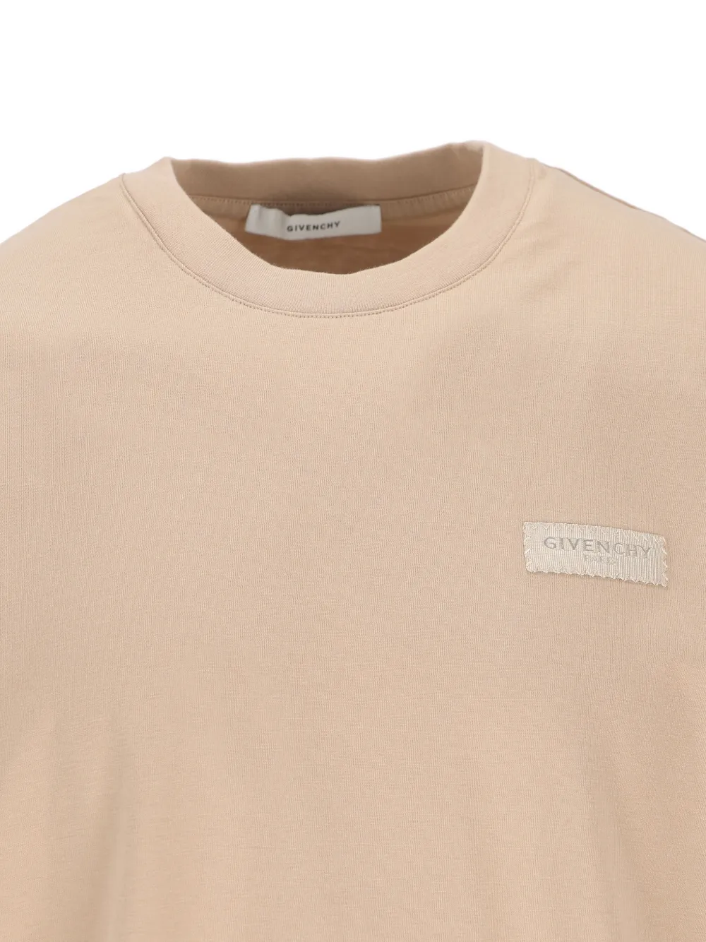 Givenchy T-shirt met logodetail Beige