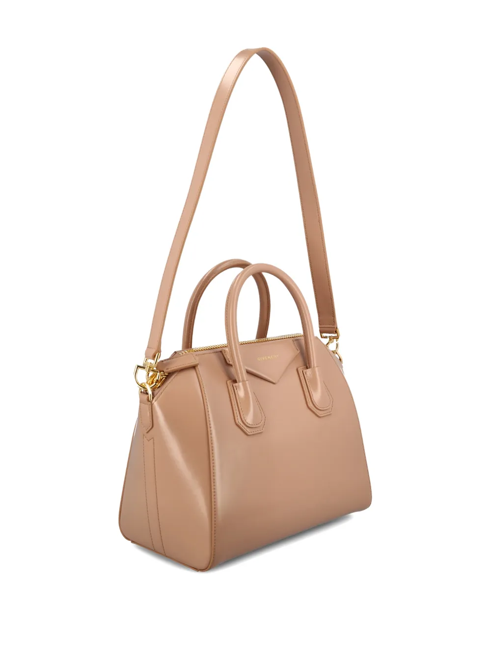 Givenchy Antigona Leather Small Tote Bag In Neutral