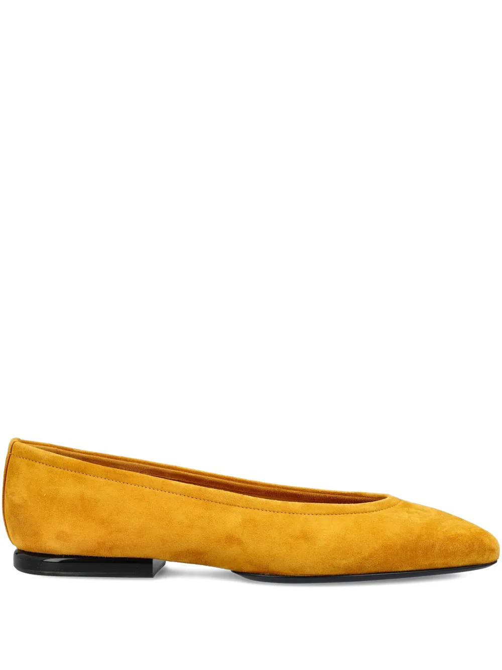 Loro Piana Primula suede ballet flats - Giallo