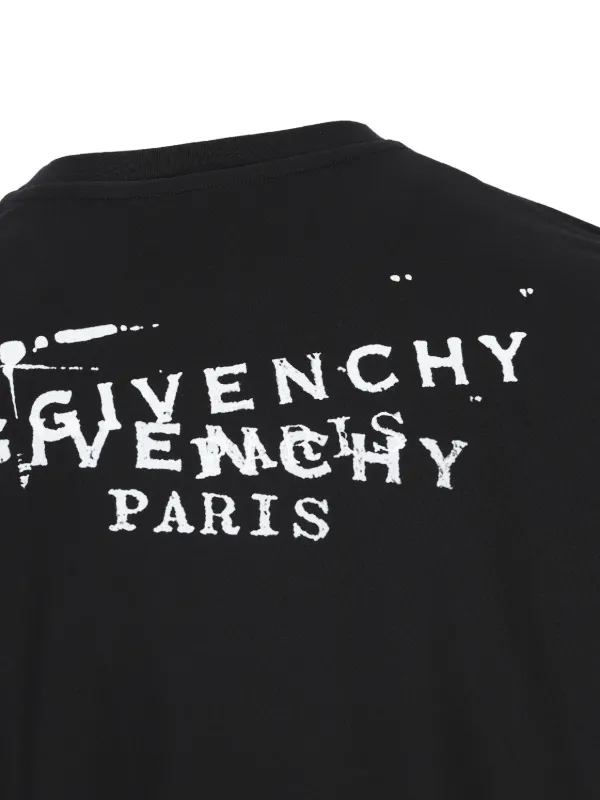 Givenchy stamp-print T-shirt | Black | FARFETCH CA