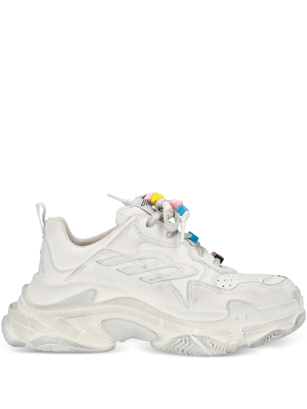 Balenciaga Triple S charm-embellishment sneakers – White