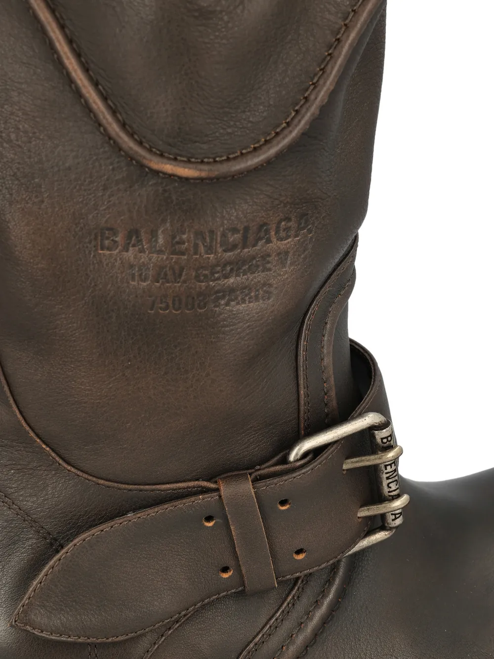 Balenciaga Venom biker boots Bruin