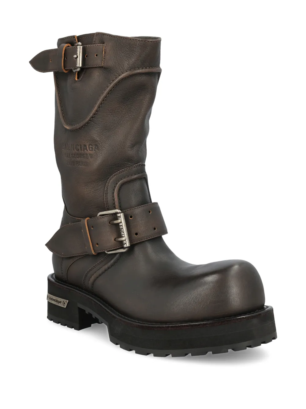 Balenciaga Venom biker boots Bruin