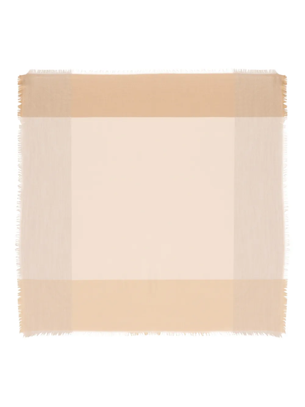 Loro Piana Quadrilateral Of Silence Fringed Scarf In Neutral