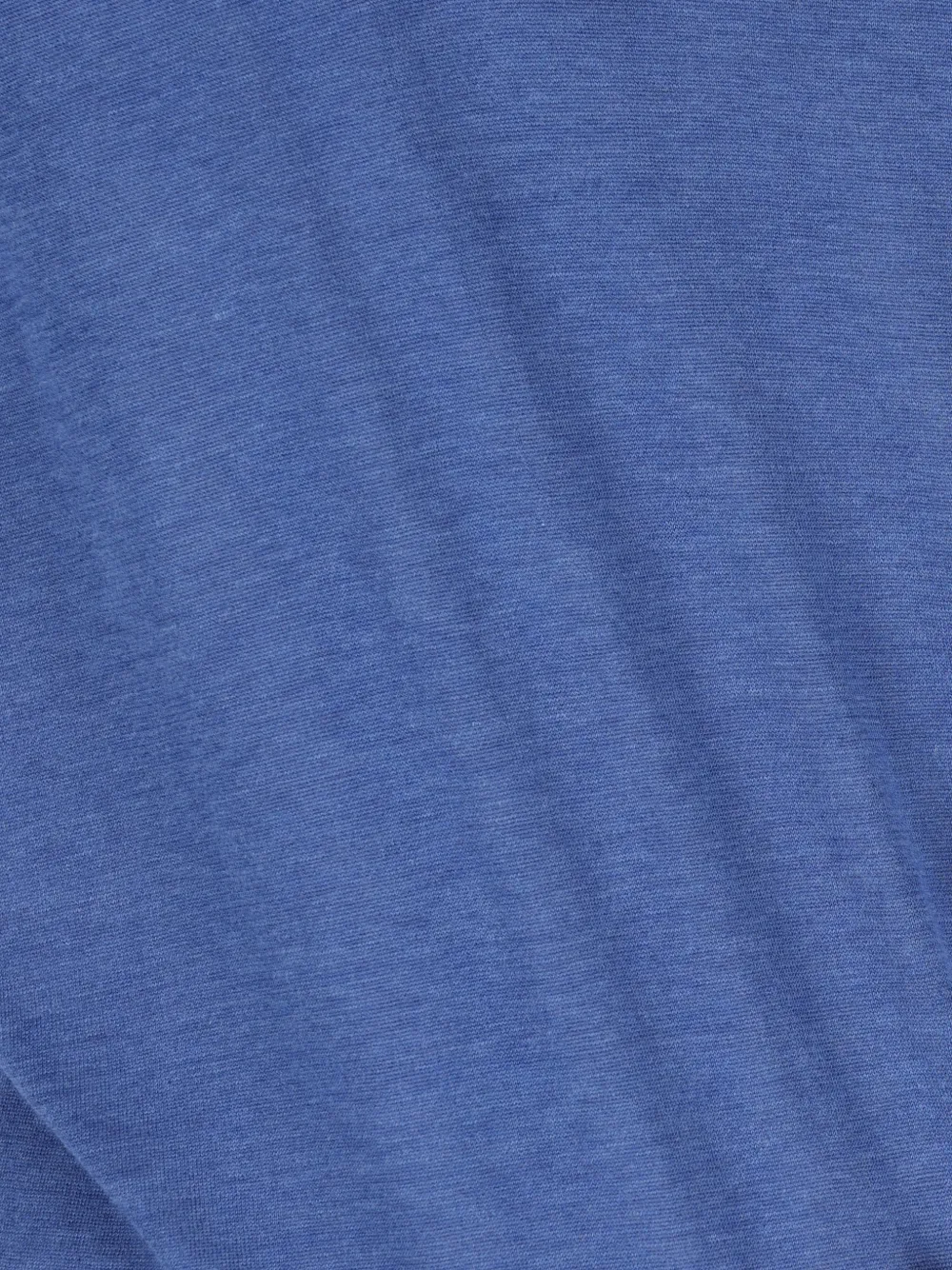 Brunello Cucinelli Poloshirt met geribbelde afwerking en knopen Blauw