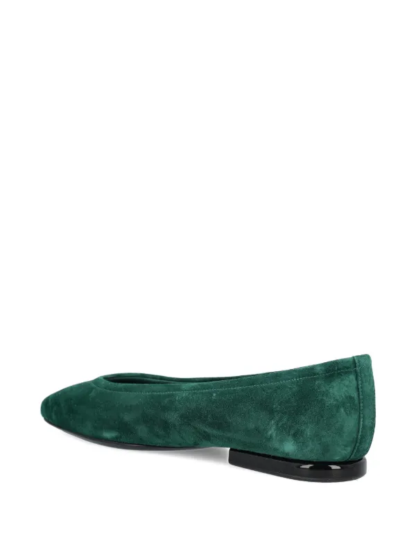 Loro Piana - Primula Ballerina Suede Cashmere, Woman, Mapo Green, Size: 37