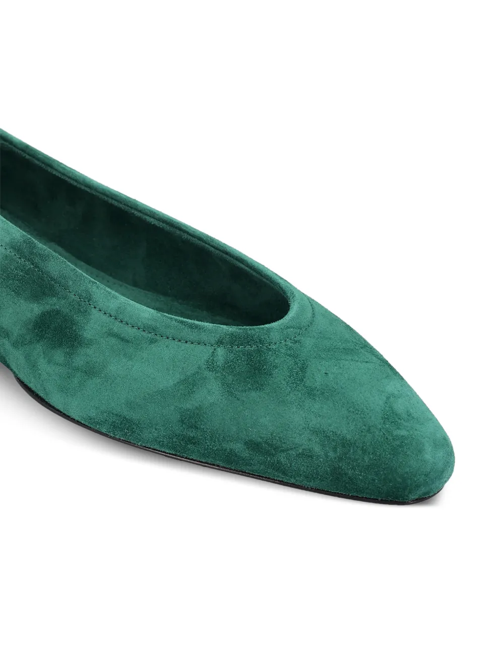 Loro Piana Primula leren ballerina's Groen