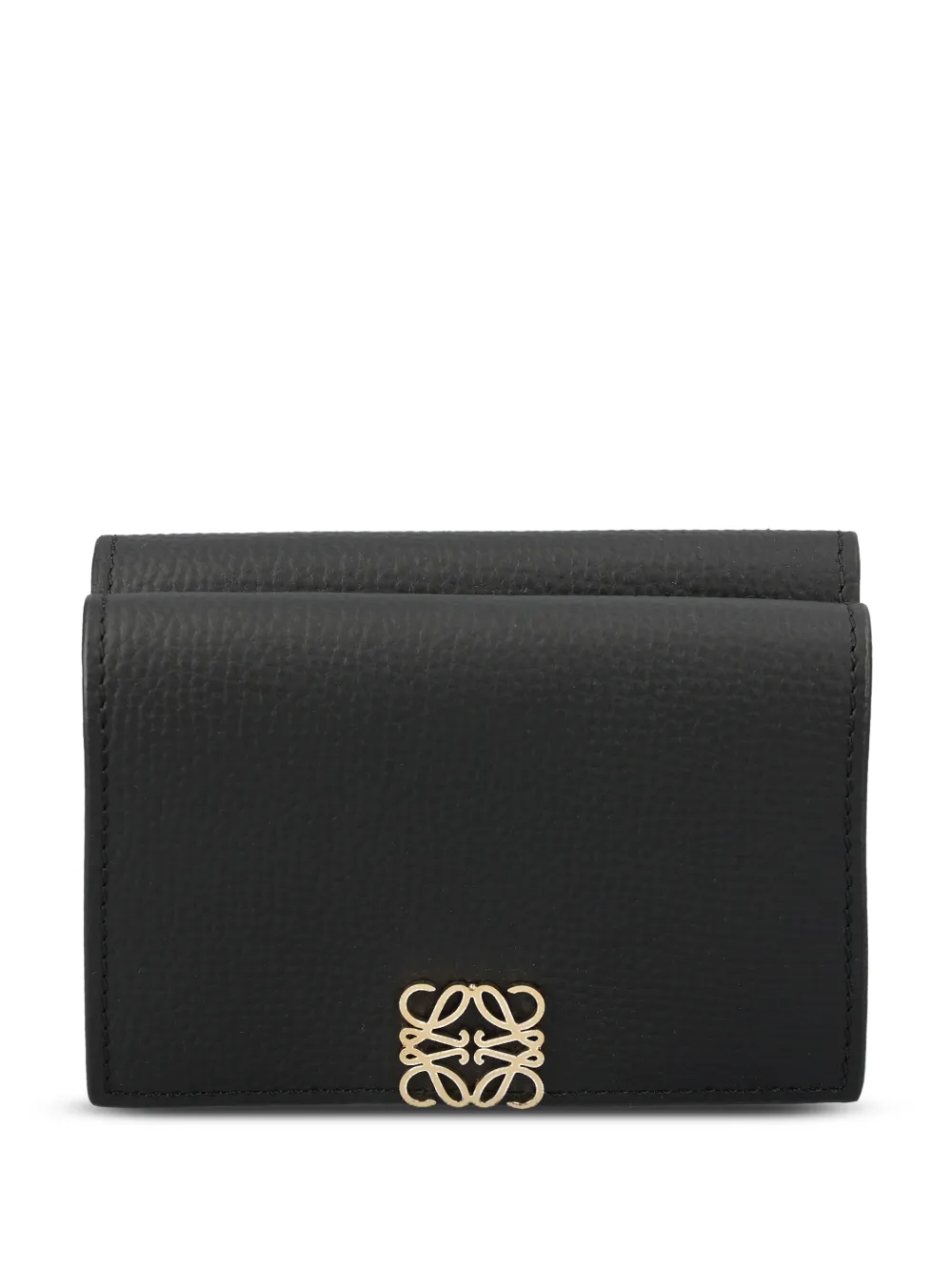 LOEWE Anagram Trifold leather wallet - Nero