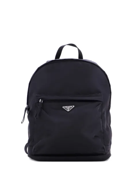 Prada Pre-Owned Front Pocket Zip Tessuto Large backpack