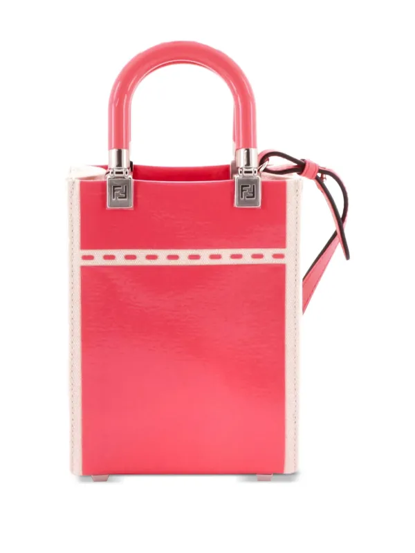 Fendi Pre-Owned サンシャイン ショッパートート パテント キャンバス 