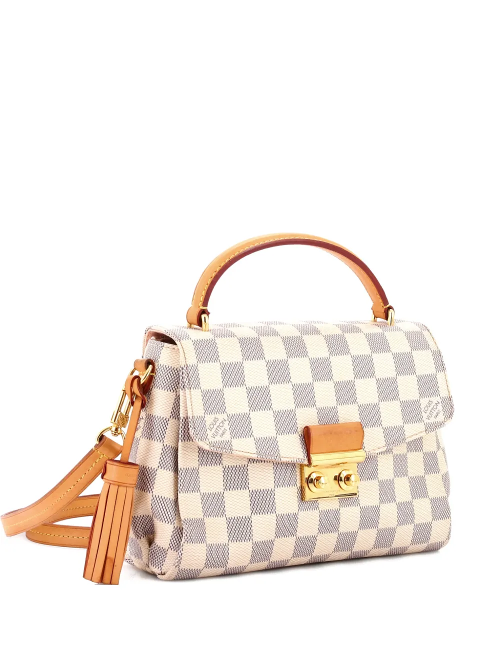 Louis Vuitton Pre-Owned Croisette Handbag Damier crossbody bag - Bianco