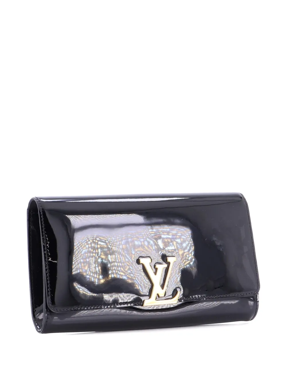 Louis Vuitton Pre-Owned Louise Patent Long clutch bag - Schwarz