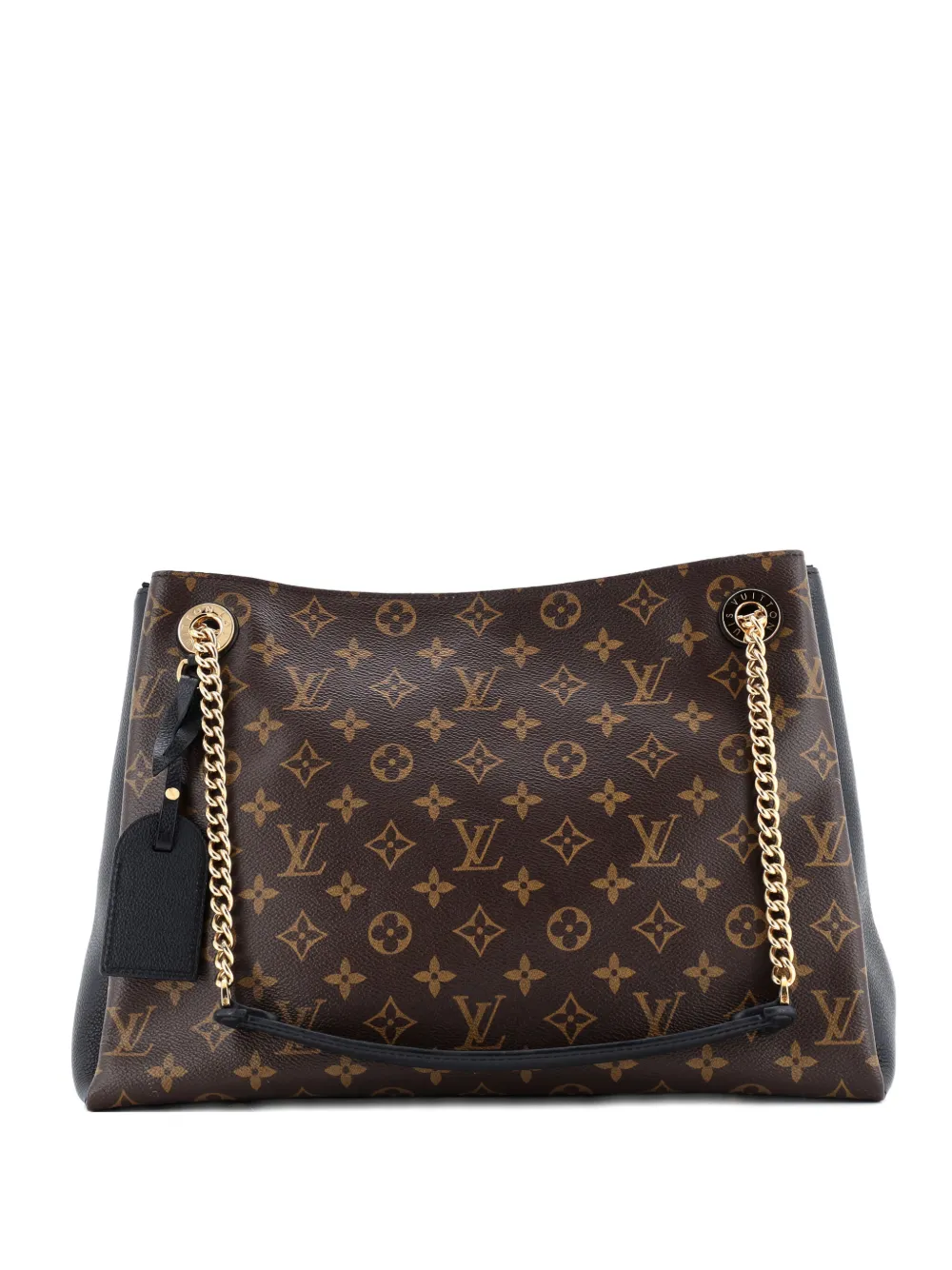 Louis Vuitton Pre-Owned Surene Handbag Monogram Canvas with Leather MM shoulder bag - Nero