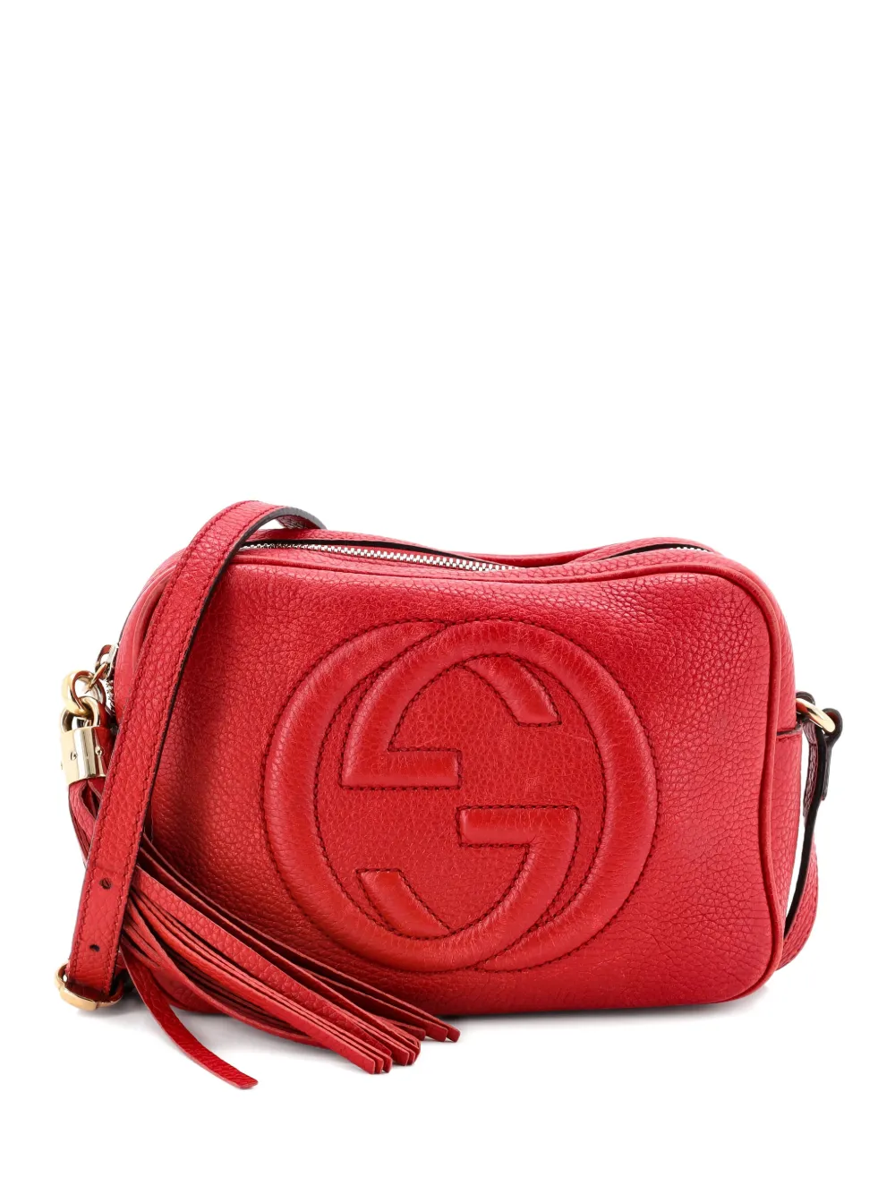 Gucci Pre-Owned Soho Disco Leather Small crossbody bag - Rosso