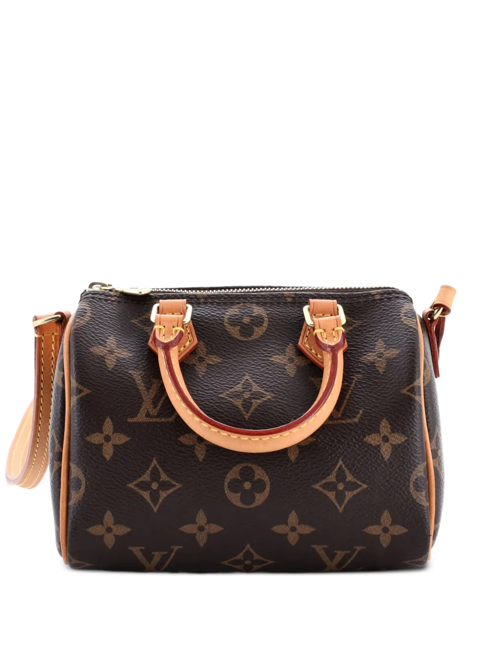 Louis Vuitton Pre-Owned Speedy Bandouliere Bag Monogram Canvas Nano crossbody bag - Marrone