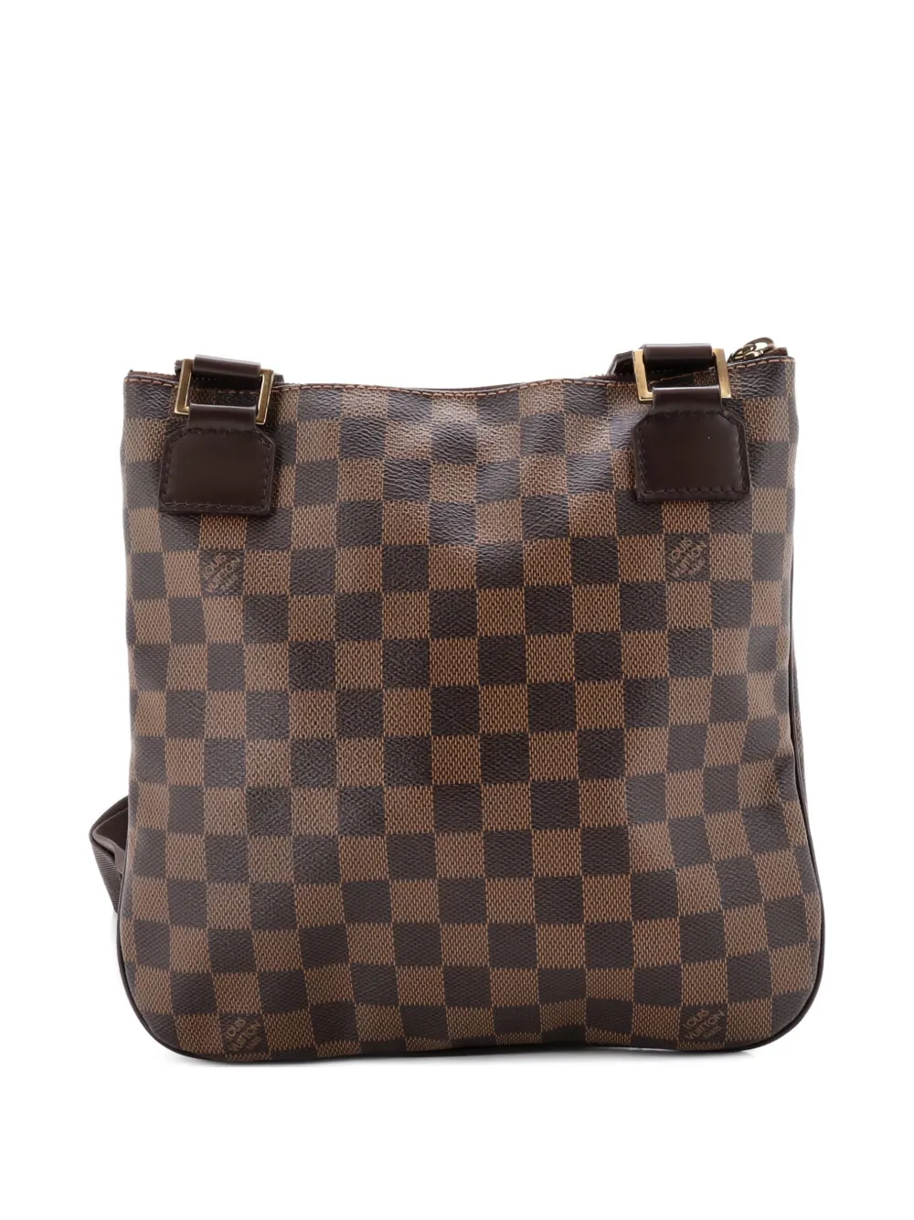 Pre-owned Louis Vuitton Bosphore Pochette Damier Crossbody Bag In Brown