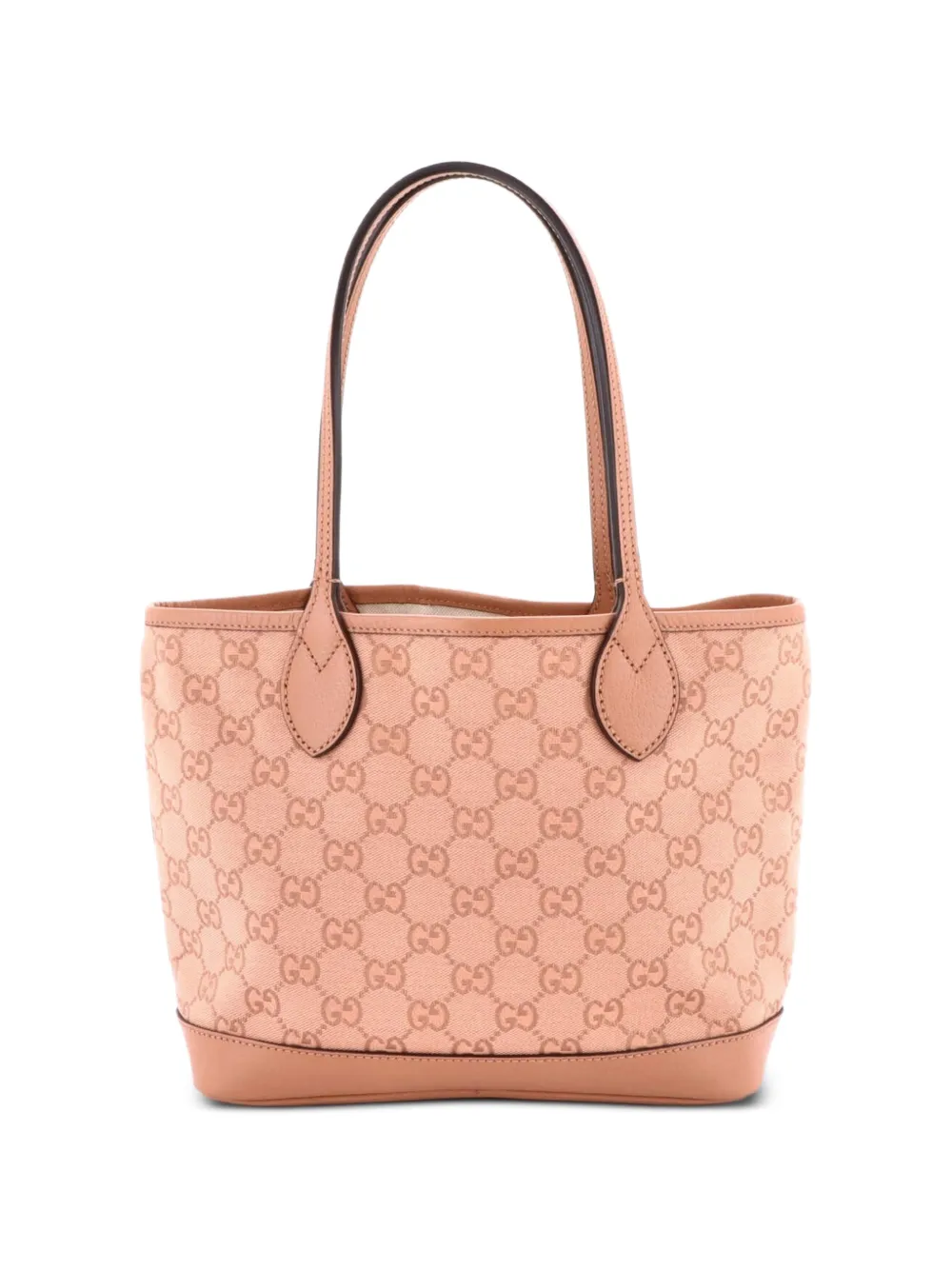 Ophidia Top Handle Shopping Tote Gg Canvas And Leather Small Shoulder Bag