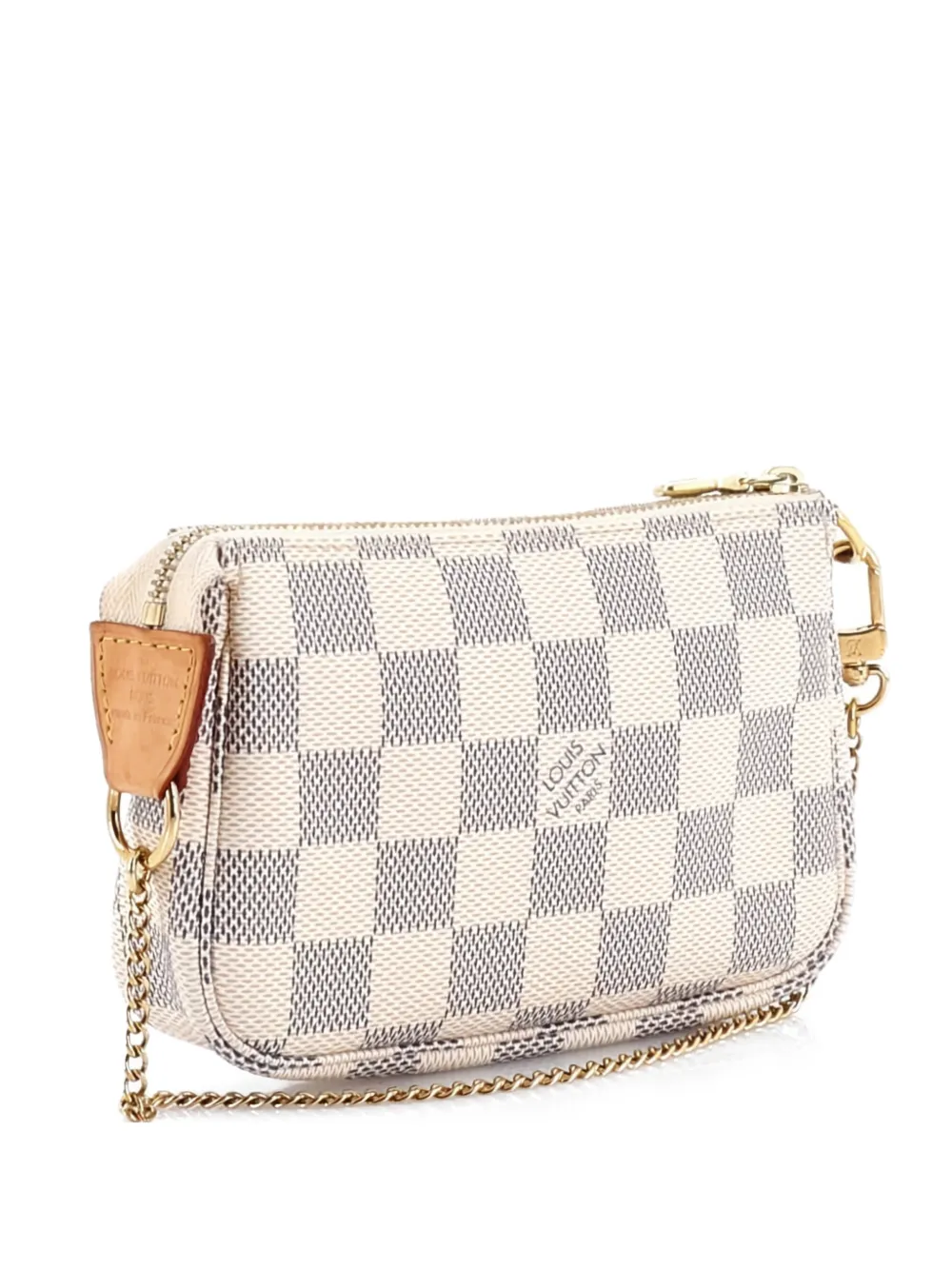 Louis Vuitton Pre-Owned Pochette Accessoires Damier Mini clutch bag - Bianco