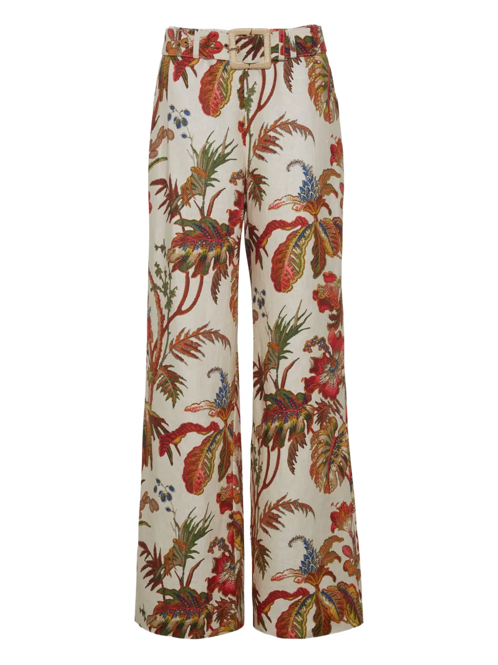Cara Cara Mayflower Floral-print Trousers In Multi