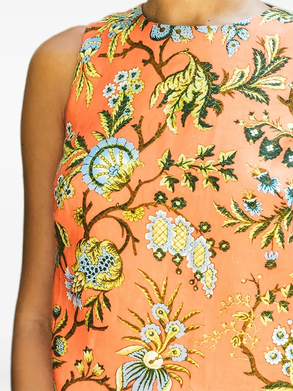  Cara Cara Mackenzie Floral Top - Orange 