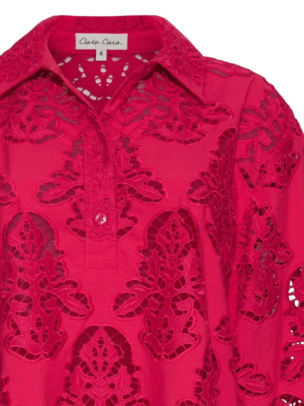 Cara Cara Erica scalloped shirt - Rood