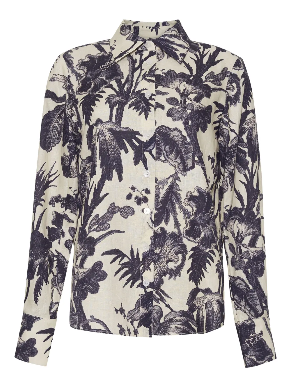 Cara Cara Perfect Floral Shirt In White