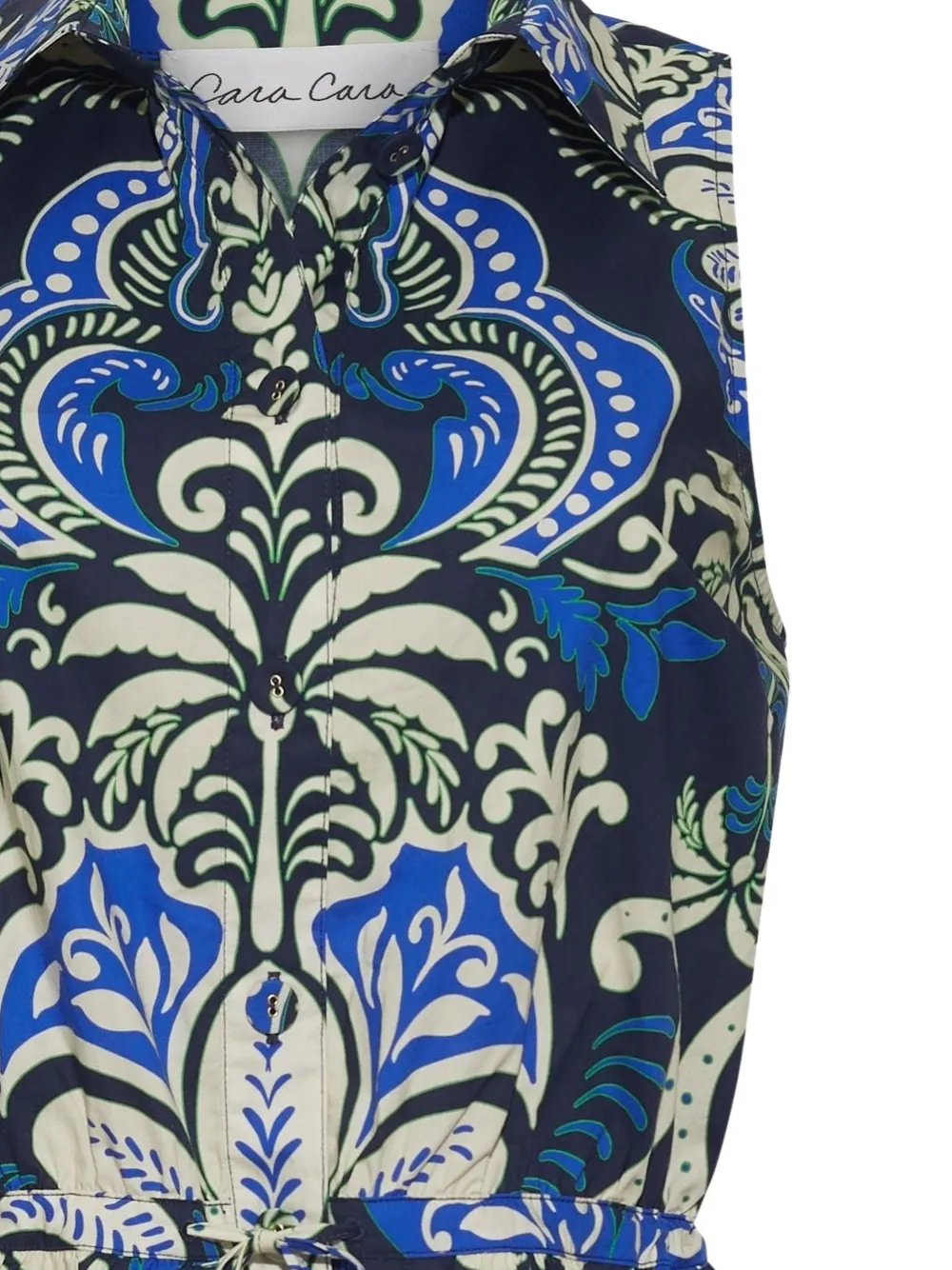 Cara Cara Hannah collared button-down top - Blauw