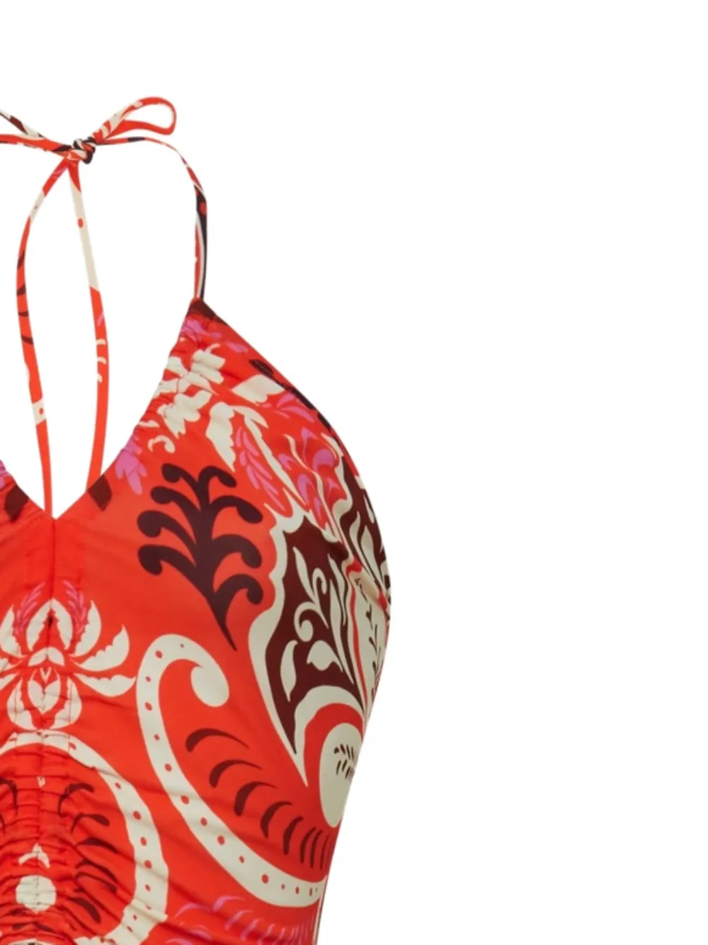 Cara Cara Shelter Island maxi-jurk met franje - Rood