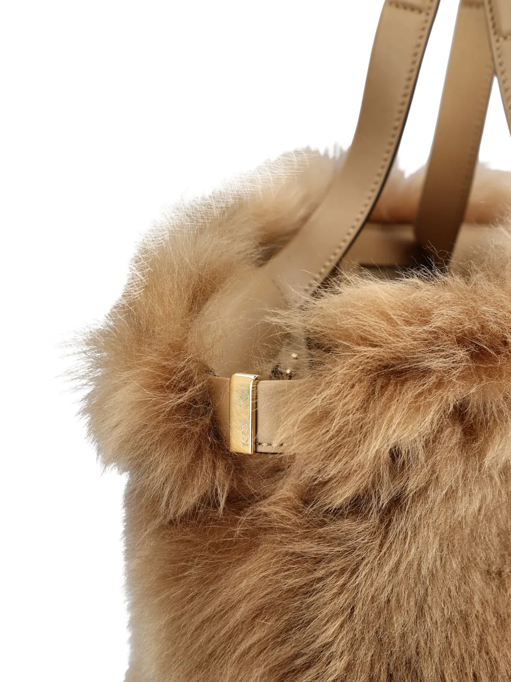 Tod's Kleine lammy shopper Bruin